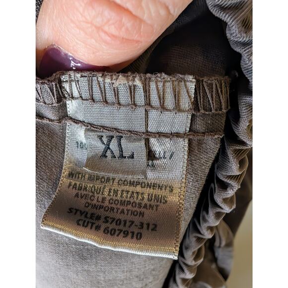 Cloth & Stone Anthropologie Tencel Jogger Trouser Washed Gray Relaxed XL - Picture 7 of 9